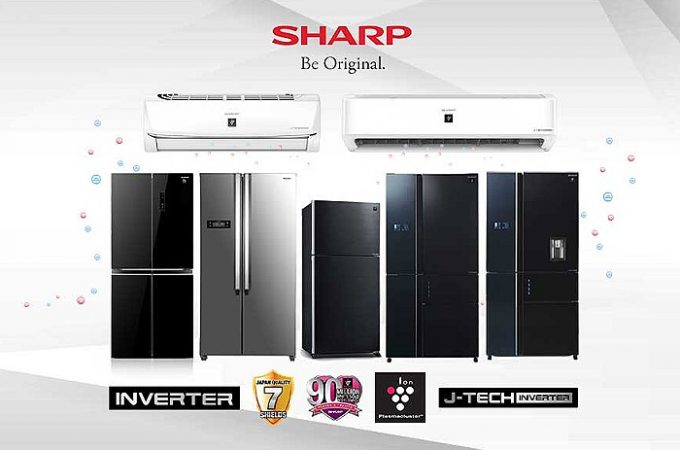 Sharp J-Tech Inverter Refrigerator and Air Conditioner