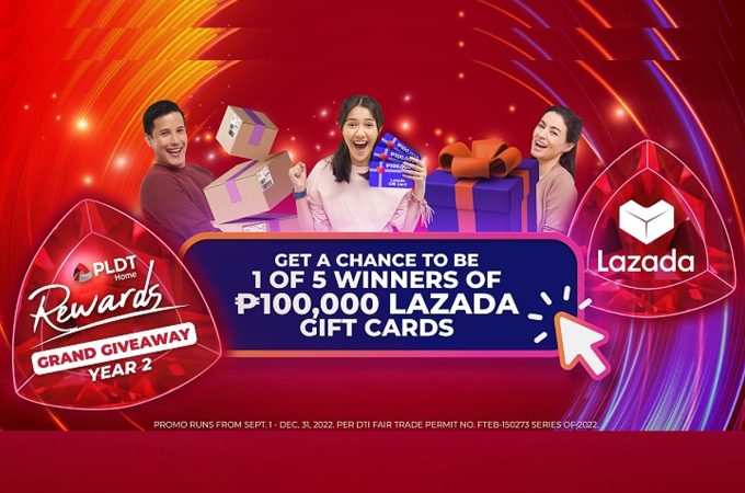 PLDT Home Rewards x Lazada