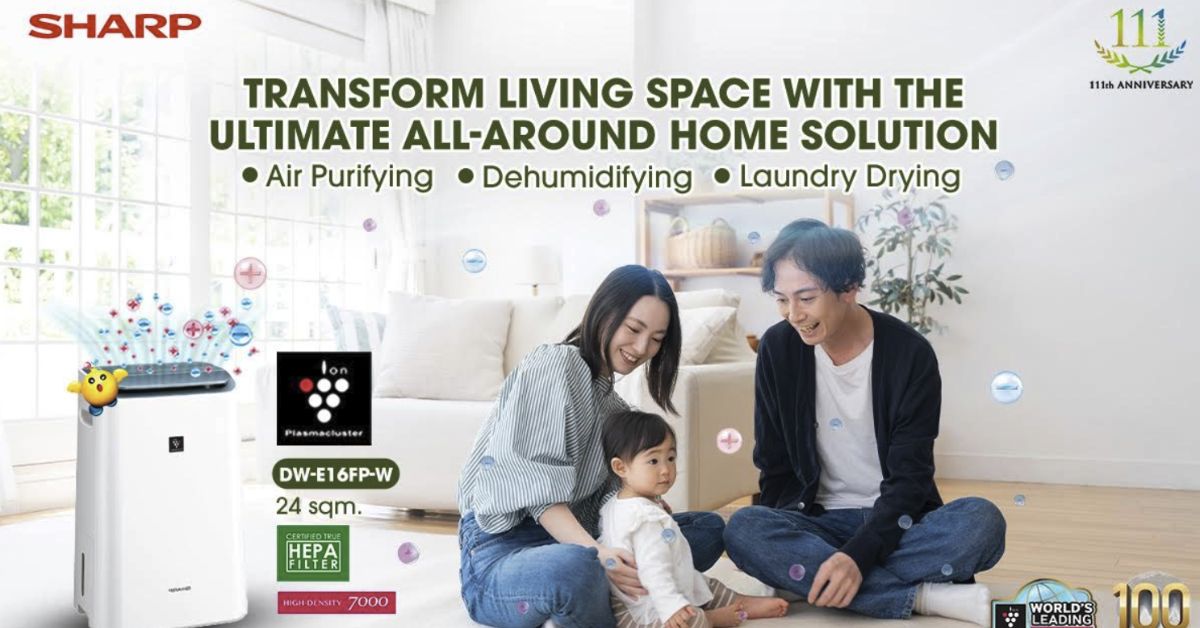 Goodbye Allergens with Sharp Plasmacluster Air Purifier with