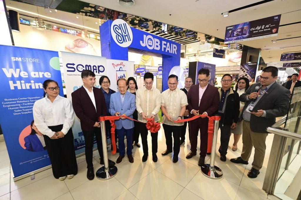 SM hosts job fairs, and together with DOLE and other government agencies, officially opens the event to employ more Filipinos