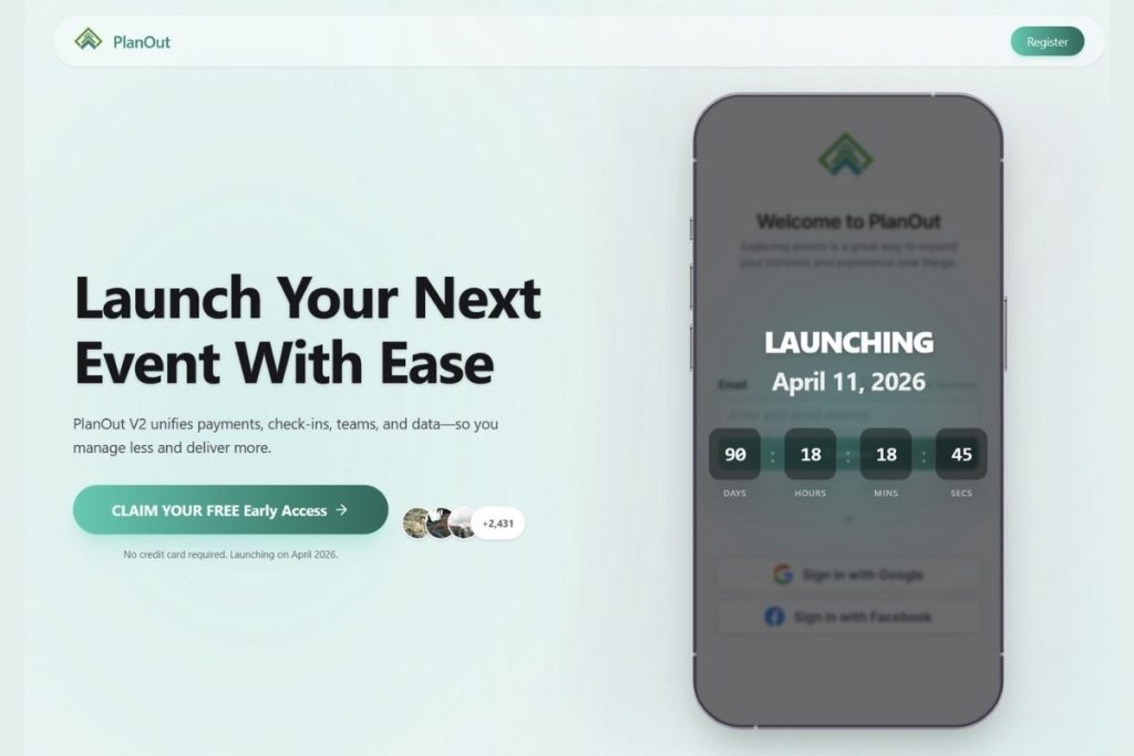 PlanOut V2 Smarter Event Planning App Launching in 2026