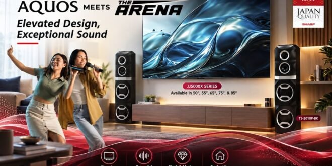 Sharp Introduces the new AQUOS 4K TV and The Arena Speaker