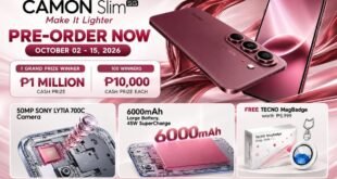 TECNO CAMON Slim 5G Pre-Order in the Philippines Offers ₱2M Cash Prize Pool